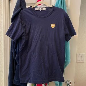 Comme des garcons play t shirt large